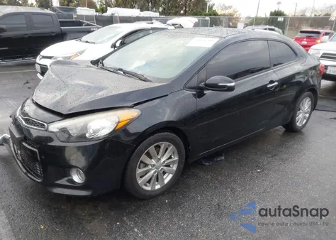2016 Kia Forte Koup Ex from USA, damaged, VIN KNAFX6A89G5597818